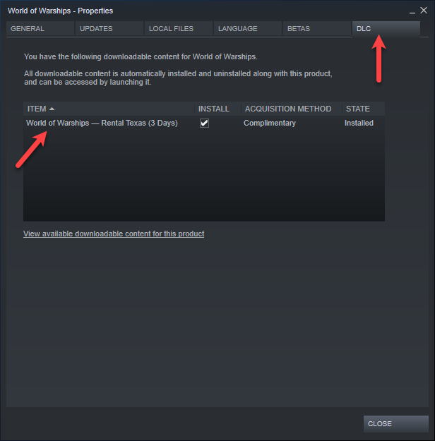 How to install DLC on steam