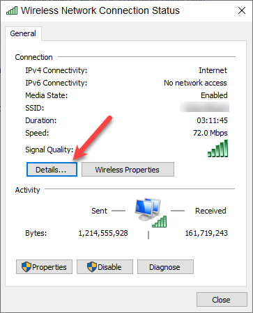 how to find ip address on windows