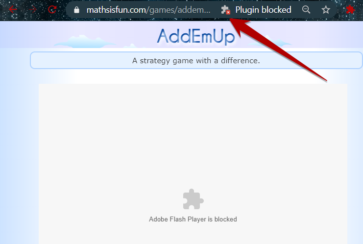 how to unblock the adobe flash player to play chrome extensions